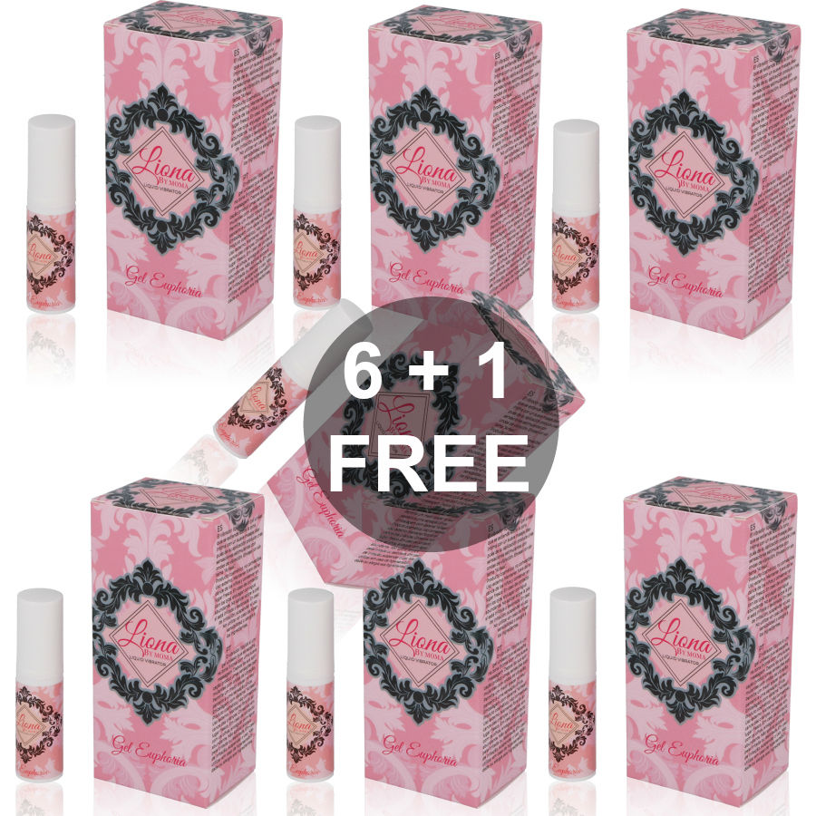 LIONA BY MOMA VIBREUR LIQUIDE GEL EUPHORIA 6 + 1 GRATUIT