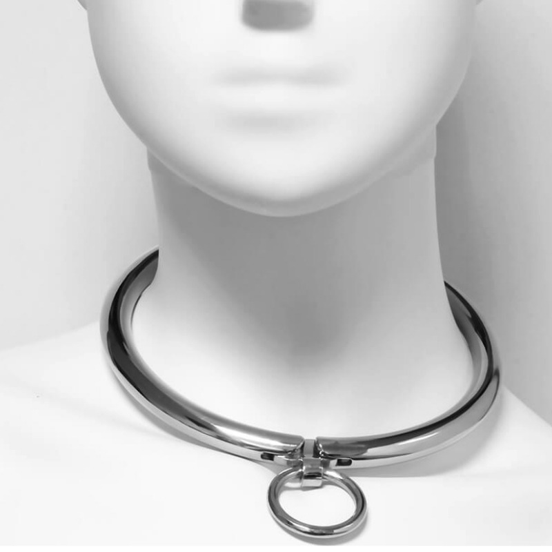 MÉTAL DUR - COLLIER MÉTAL FERMOIR COMBINÉ 13,5 CM