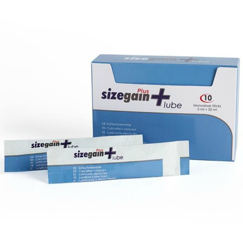 500 COSMÉTIQUES - GEL LUBRIFIANT EFFET FROID SIZEGAIN PLUS