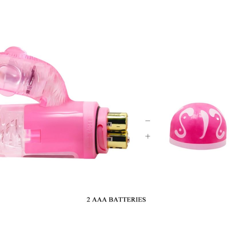 BAILE - VIBREUR MULTIVITESSE AVEC STIMULATEUR ROSE