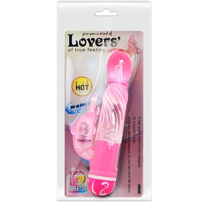 BAILE - VIBREUR MULTIVITESSE AVEC STIMULATEUR ROSE