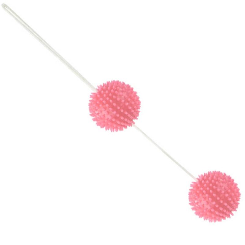 BAILE - DES BILLES TEXTURÉES ROSE PROFOND DE 3,6 CM PROCURENT UN PLAISIR INTENSE