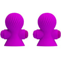 PRETTY LOVE - STIMULATEURS DE TÉTONS VIBRANTS 12 MODÈLES LILAS