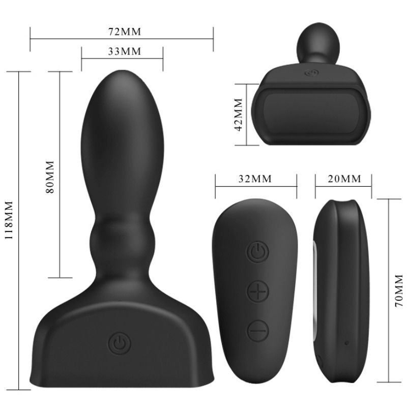 PRETTY LOVE - MARRIEL PROSTATE VIBRATOR AND INFLATABLE