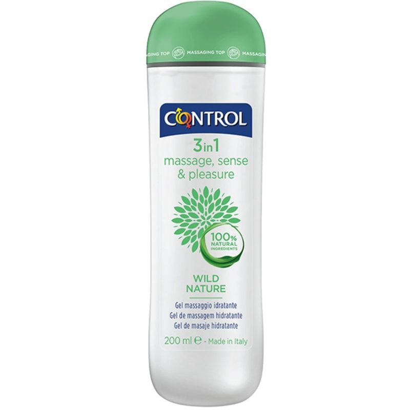 CONTROL - GEL DE MASSAGE 3 EN 1 WILD NATURE 200 ML