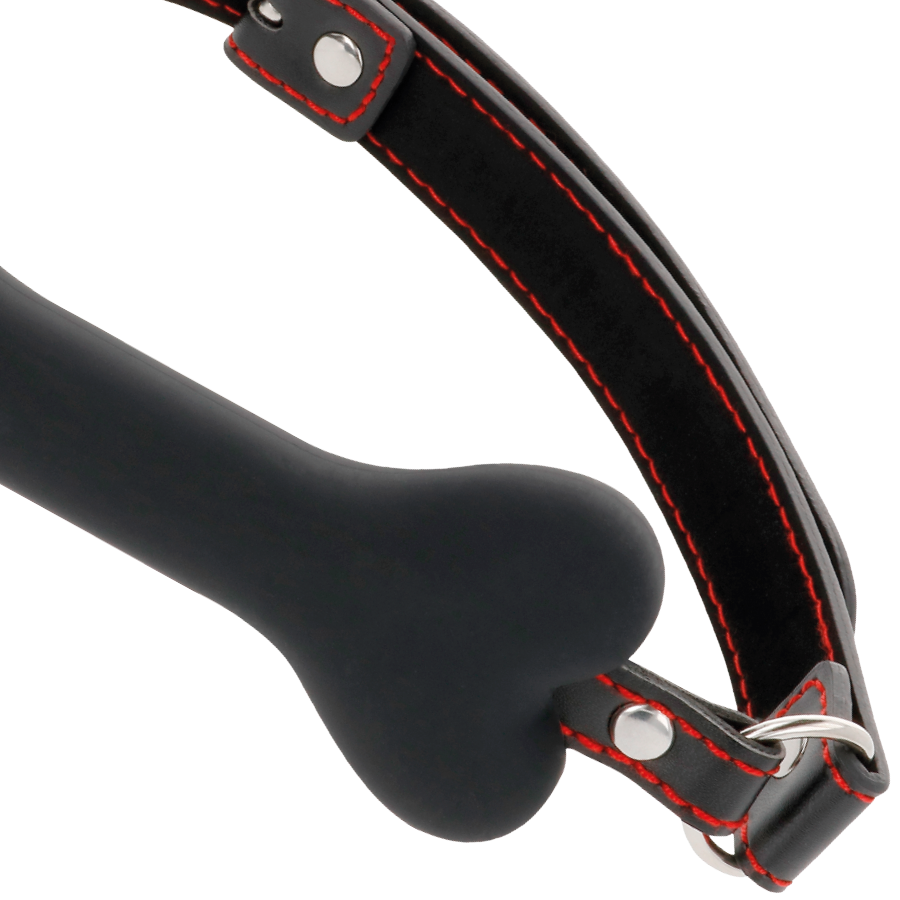 OBSCURITÉ - BÂILLON EN SILICONE NOIR-OS