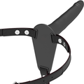 FETISCH SUBMISSIVE HARNESS - SCHWARZES SILIKON 15 CM
