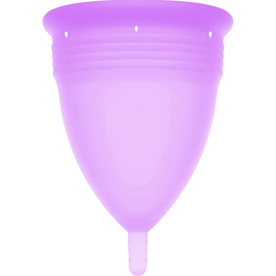 STERCUP - COUPE MENSTRUELLE EN SILICONE DE QUALITÉ ALIMENTAIRE VIOLETTE - TAILLE S