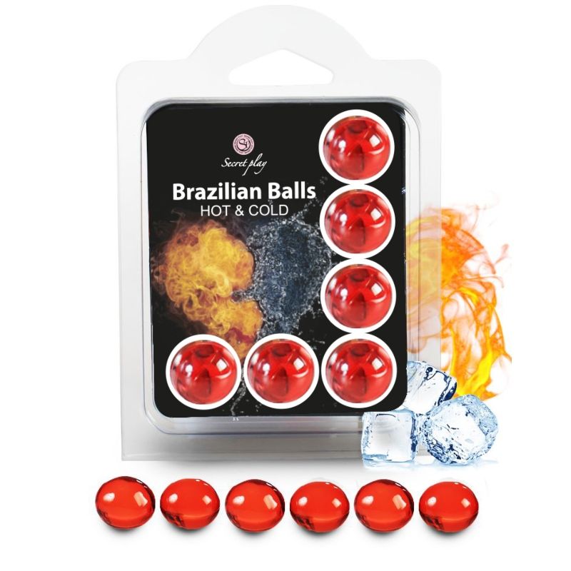SECRETPLAY - COFFRET 6 BOULES BRÉSILIENNES EFFET CHAUD ET FROID