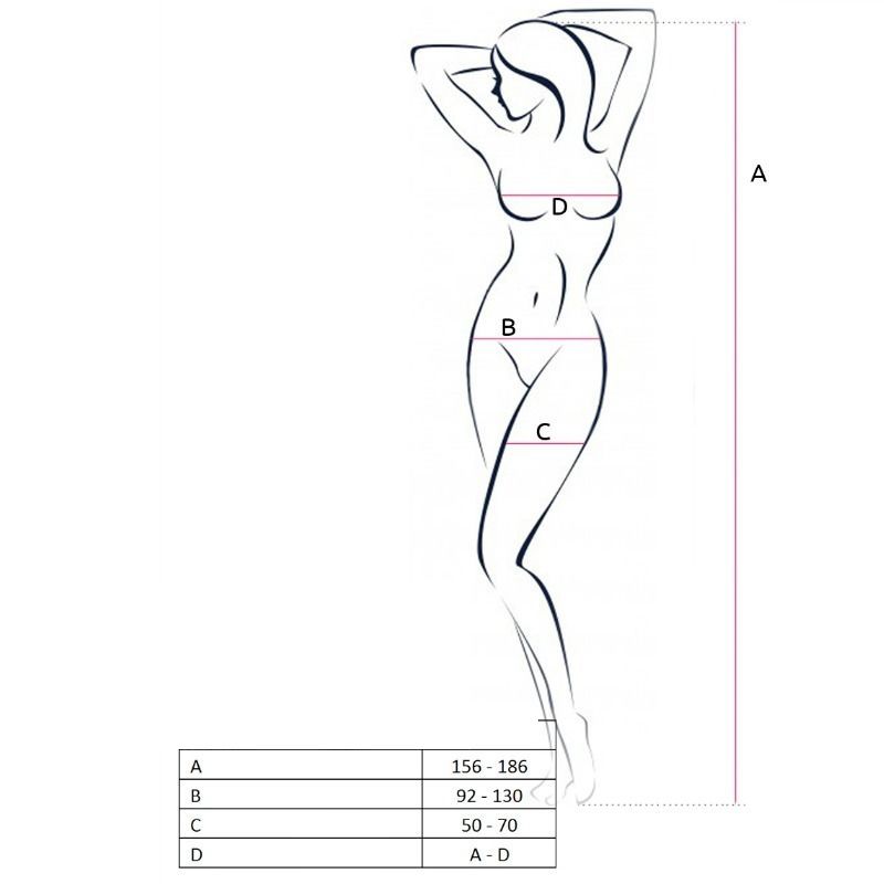 PASSION - BAS RÉSILLE BS053 NOIR TAILLE UNIQUE