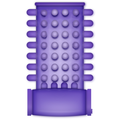 CASUAL LOVE - RING VIBRIERENDER AUFSATZ VIOLETT
