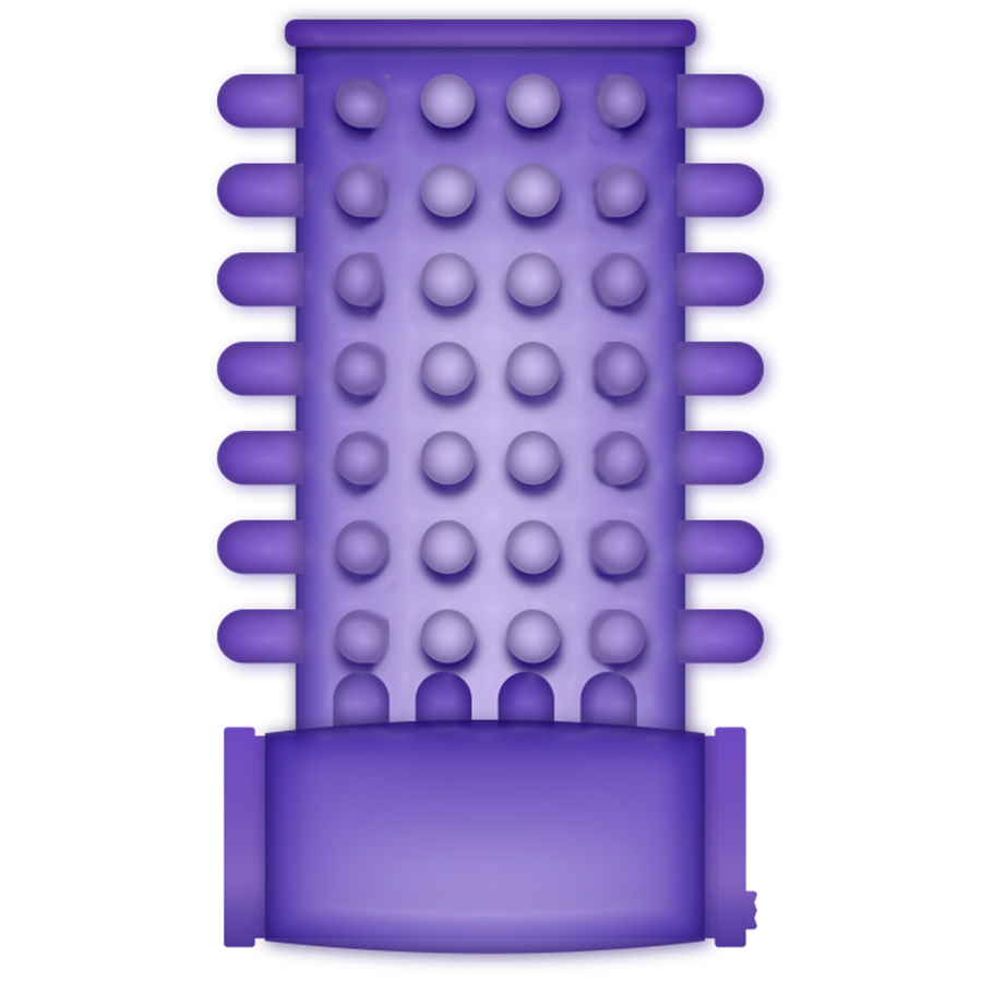 CASUAL LOVE - RING VIBRIERENDER AUFSATZ VIOLETT