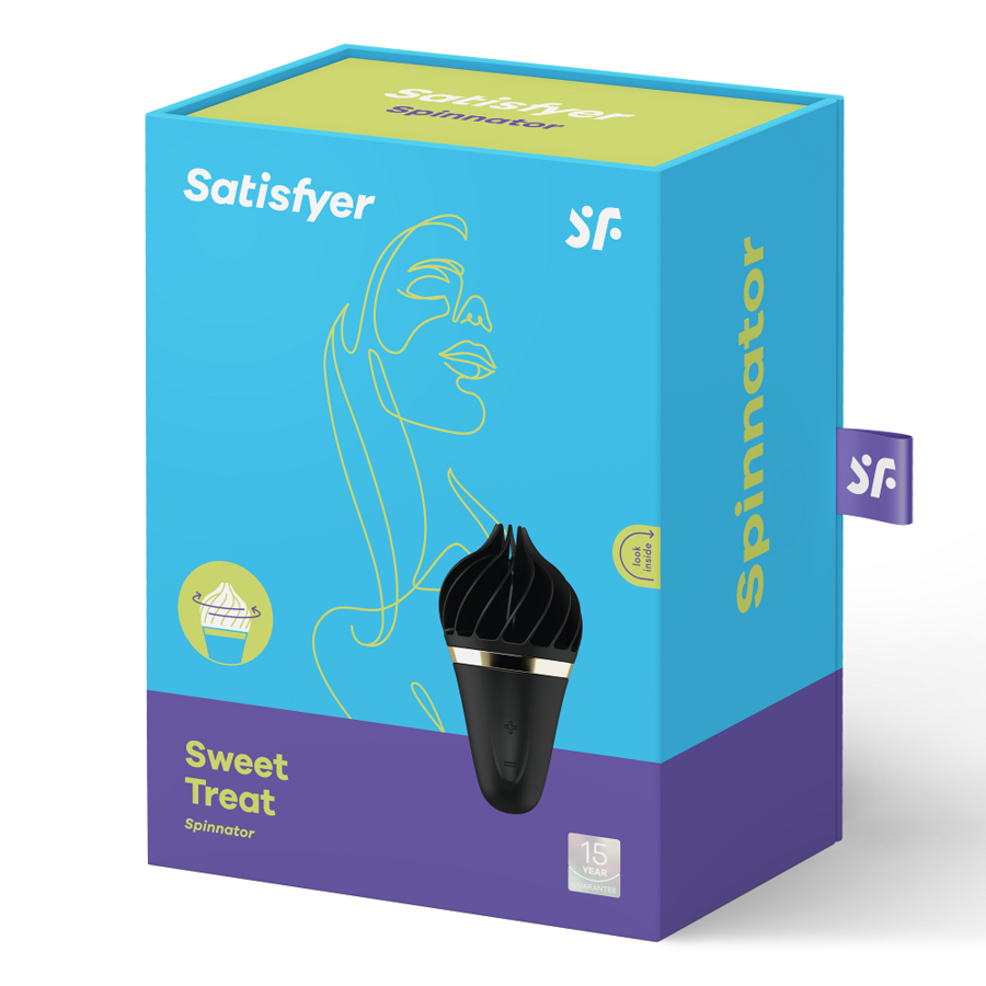 SATISFYER - SUCRERIE SPINNATOR NOIR