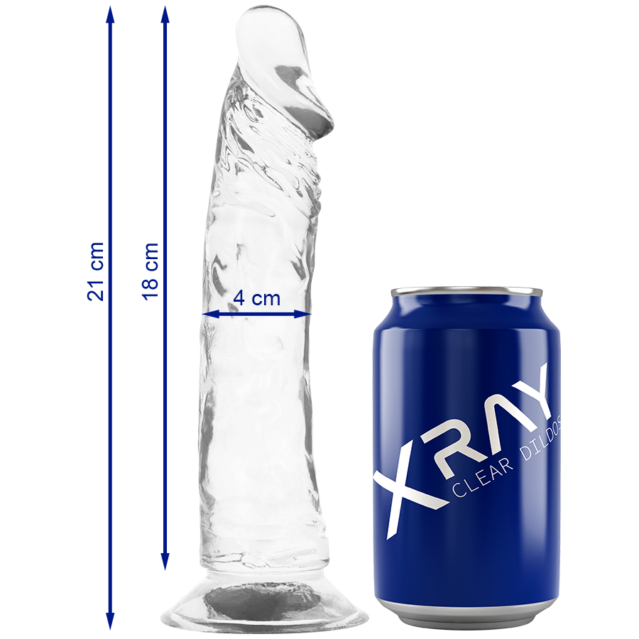RAYON X - BITE EN ÉRECTION DE 21 CM -O- 4 CM