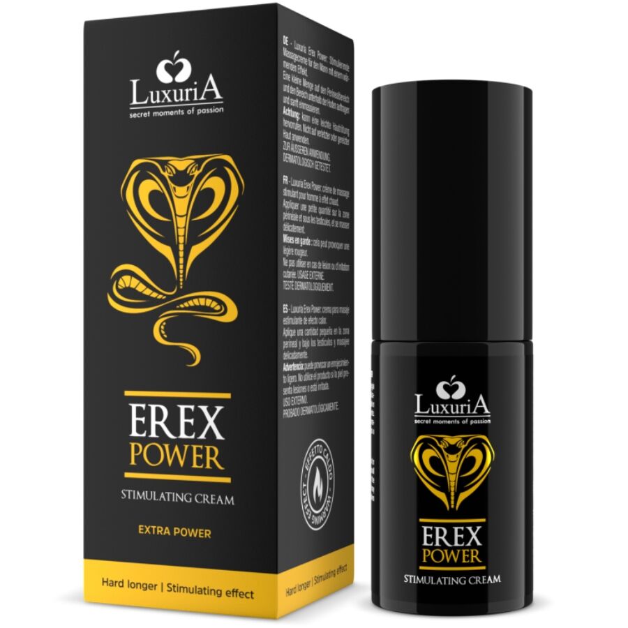 INTIMATELINE LUXURIA - EREX POWER CRÈME PÉNIS PLUS DUR ET PLUS LONG 30 ML