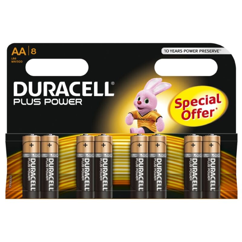DURACELL - PLUS POWER BATTERIE AA LR6 8STÜCK