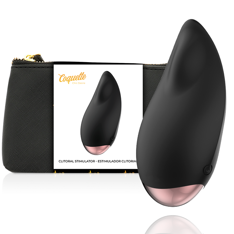 COQUETTE CHIC DESIRE - STIMULATEUR CLITORIDIEN BLACK / GOLD DROP