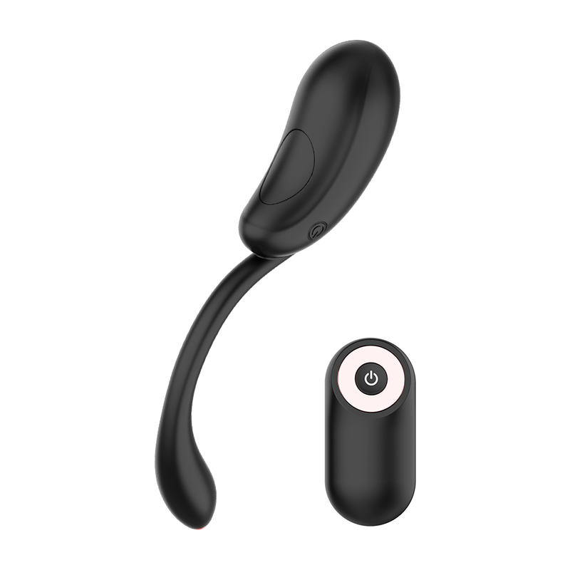 COQUETTE CHIC DÉSIR - OEUF VIBRANT TÉLÉCOMMANDÉ RECHARGEABLE NOIR/OR