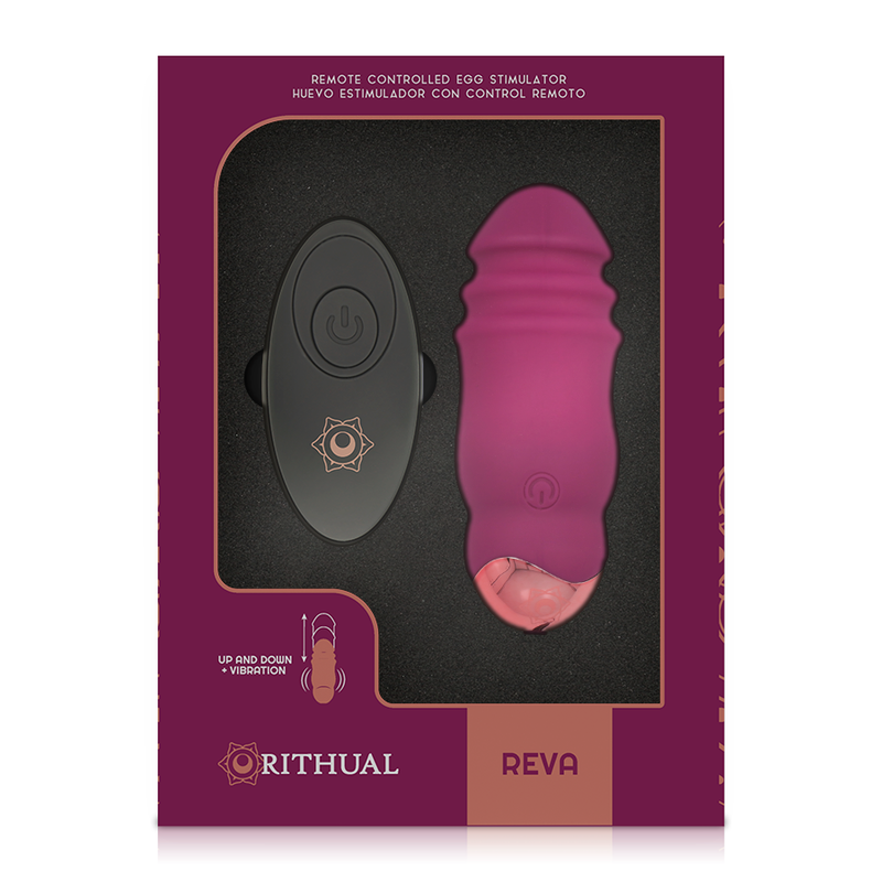 RITHUAL - SYSTÈME HAUT&BAS TÉLÉCOMMANDÉ AVEC VIBRATION POUR ŒUF REVA