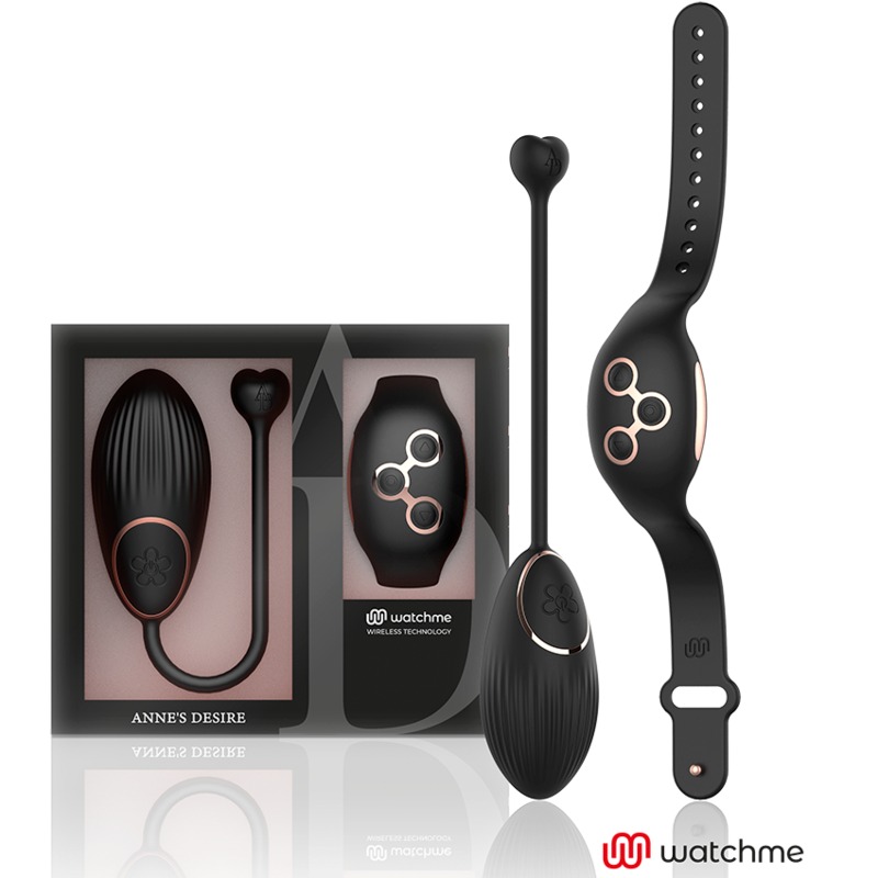 ANNES DESIRE - EGG REMOTE CONTROL TECHNOLOGY WATCHME SCHWARZ/GOLD