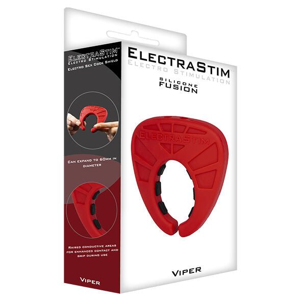 ELECTRASTIM - Gaine de pénis Viper en silicone Fusion