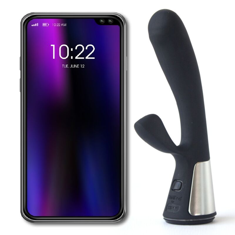 KIIROO - TÉLÉCOMMANDE NOIRE POUR APPLICATION OHMIBOD FUSE