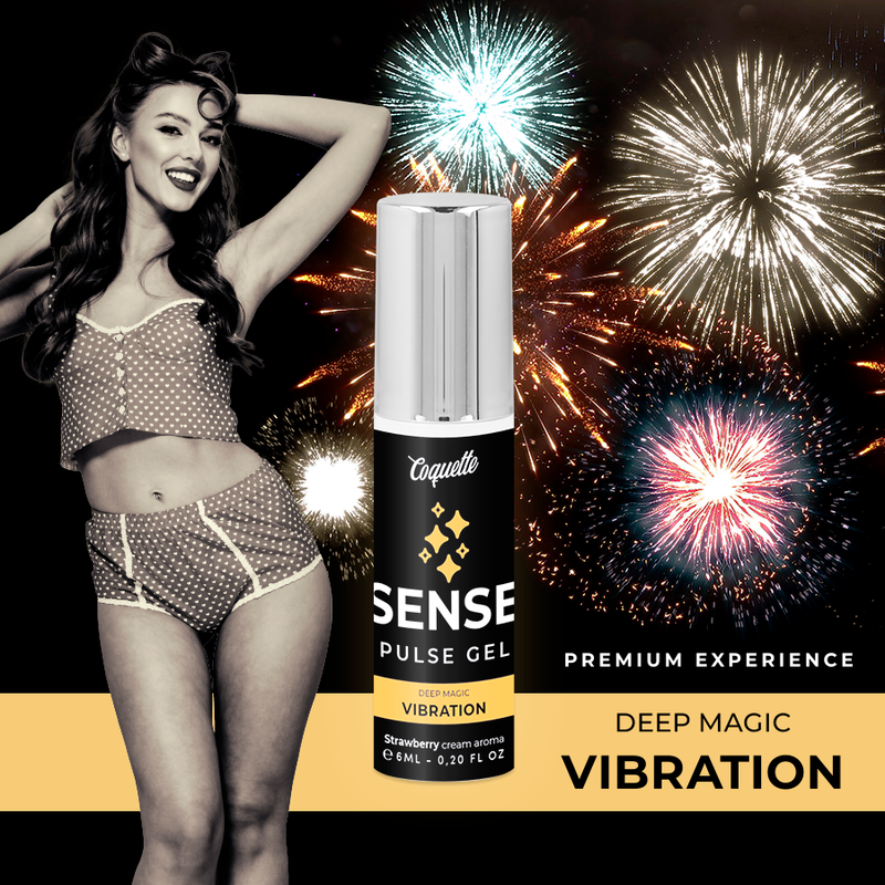 COQUETTE CHIC DÉSIR - GEL PULSANT FRAISE MAGIE VIBRATION PREMIUM 6ML